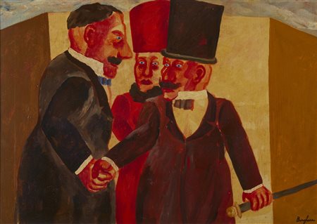 BORGHESE FRANZ (1941 - 2005) - L'INCONTRO. 1980-1985.