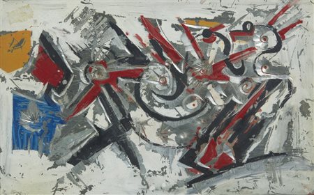 MASTROIANNI UMBERTO (1910 - 1998) - DISPOSIZIONE DI FORME N.2, 1960.