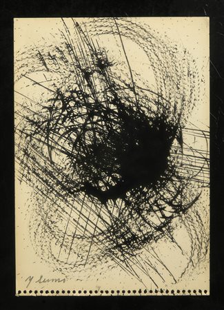 SUMI YASUO (n. 1925) - EARLY GUTAI WORK SKETCH 03, 1956.