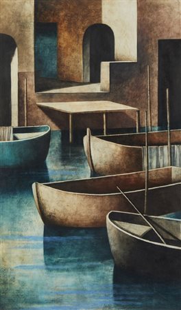 SCUFFI MARCELLO (1948 - 2021) - BARCHE, 2000.