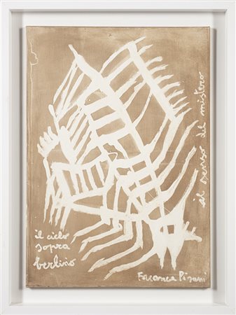 PISANI FRANCA (n. 1956) - IL CIELO E' SOPRA BERLINO, 2014.