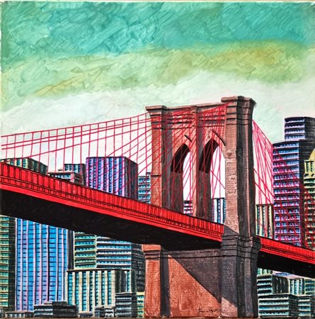 CAPUTO TONINO Lecce 1933 - 2021 "Old Brooklyn Bridge III"