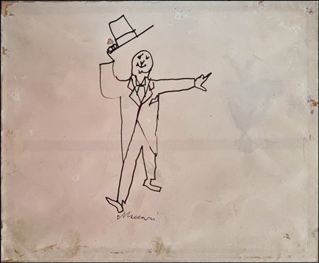 MACCARI MINO Siena 1898 - Roma 1989 "Senza titolo"