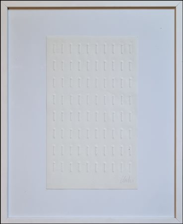 UECKER GÜNTHER Germania 1930 "Senza titolo"