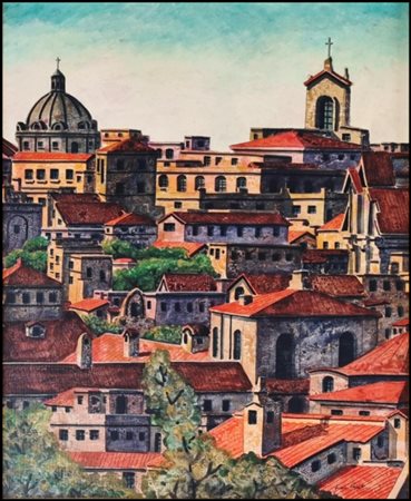 CAPUTO TONINO Lecce 1933 - 2021 "La torretta di Montecitorio"