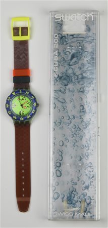 SWATCH SCUBA, 1992 mod. SPRAY-UP, cod. SDN103 anno 1992 Completo di scatola...