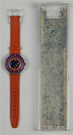 SWATCH SCUBA 200, 1992 mod. RED ISLAND, cod. SDK106 anno 1992 Completo di...