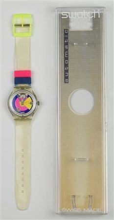 SWATCH AUTOMATICO, 1991 mod. HAPPY WHEELS, cod. SAK109 anno 1991 Completo di...