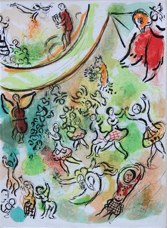 CHAGALL MARC Vitebsk (URSS) 1887 - 1985 Saint-Paul de Vence (F) "Le plafond...