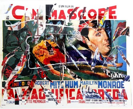 ROTELLA MIMMO Catanzaro 1918 - 2006 Milano "La magnifica preda" 70x100...