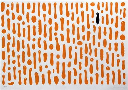 MAINOLFI LUIGI Rotondi (AV) 1948 "Muro del pensiero" anni '80 49,5x70...