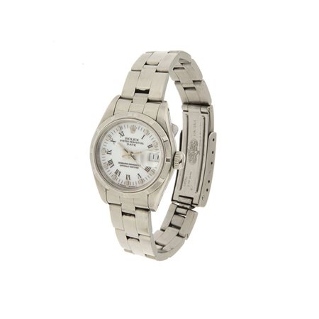 ROLEX Orologio "Oyster Perpetual Date", ref. 69190, misura lady Diam 26 Cassa...