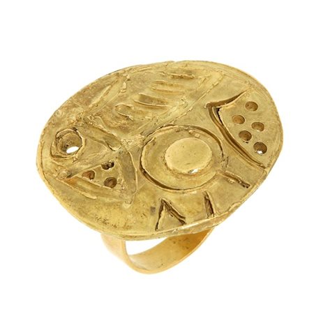 UMBERTO MASTROIANNI Fontana Liri (FR) 1910 - 1998 Marino (Roma) Anello in oro...