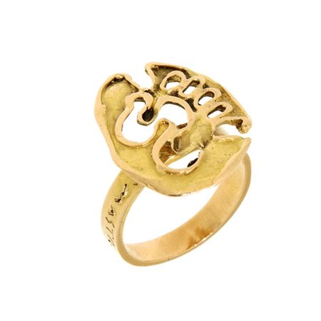 UMBERTO MASTROIANNI Fontana Liri (FR) 1910 - 1998 Marino (Roma) Anello in oro...