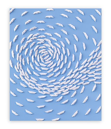 RICCARDO GUSMAROLI (1963) - Vortice Azzurro