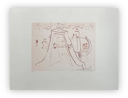 SALVADOR DALÌ (1904-1989) - Omaggio a Dürer
