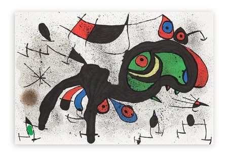 JOAN MIRÓ (1893-1983) - Le Bélier Fleuri, 1971
