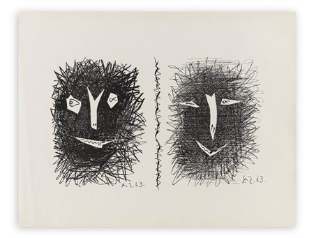 PABLO PICASSO (1881-1973) - Couverture, 1964