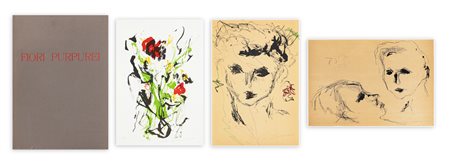 ERNESTO TRECCANI (1920-2009) - Fiori purpurei