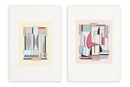 CARLA BADIALI (1907-1992) - Lotto unico composto da 2 serigrafia