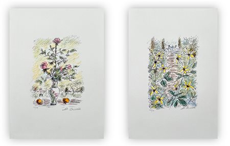 MICHELE CASCELLA (1892-1989) - Lotto unico di 2 litografie