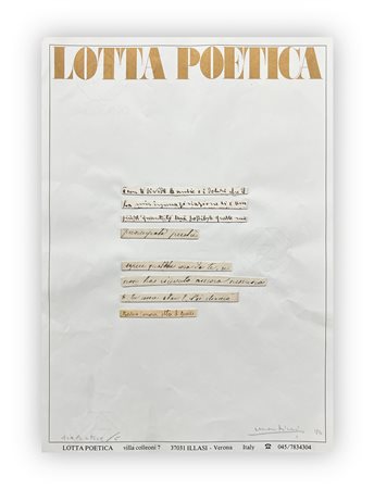 STELIO MARIA MARTINI (1934) - Senza Titolo, 1985