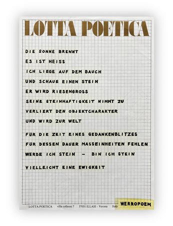 ROLAND WERRO (1926-2018) - Senza Titolo, 1984