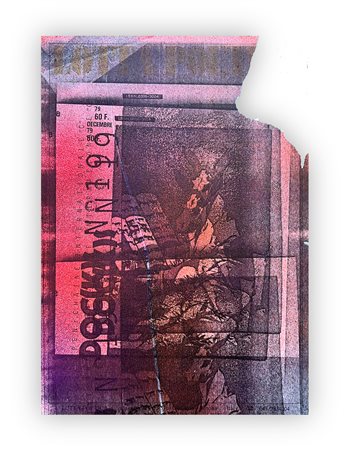 JULIAN BLAINE (1942) - Surimpression au xeros teint 11, 1984