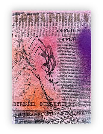 JULIAN BLAINE (1942) - Surimpression au xeros teint 9, 1984