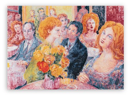 ALIGI SASSU (1921-2000) - Caffè delle rose