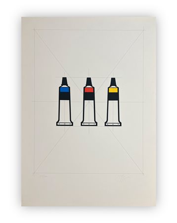 TINO STEFANONI (1937-2017) - Tubetti di colore
