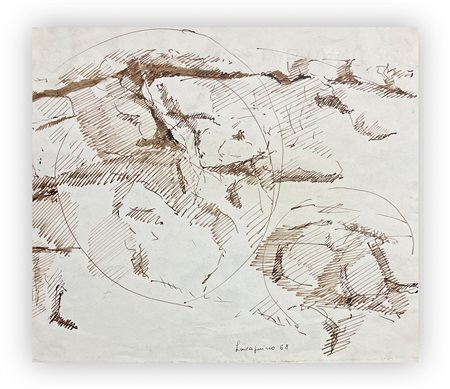 PIER LUIGI LAVAGNINO (1933-1999) - Senza Titolo, 1968