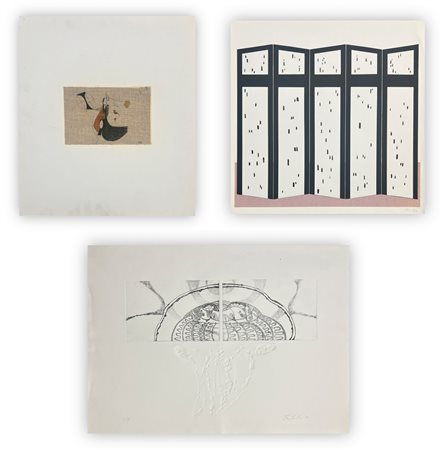 AUTORI VARI - Lotto unico di 3 opere