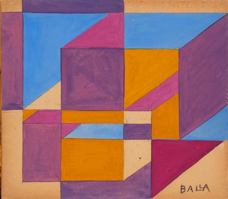 Giacomo Balla (Torino 1871-Roma 1958)  - Forzeblocco, 1919 ca.