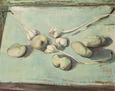 Giacomo Porzano (Lerici 1925-Pescosolido 2006)  - Agli e tuberi