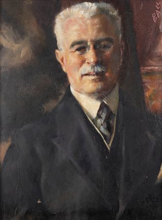 Giacomo Balla (Torino 1871-Roma 1958)  - Ritratto di Osvaldo Pardo, 1939/'40