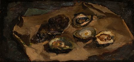 Gianni  Vagnetti (Firenze 1897-1956)  - Ostriche, 1942