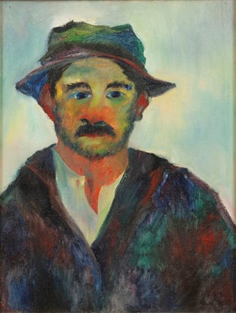 Giovanni Omiccioli (Roma 1901-1975)  - Contadino calabrese, 1952