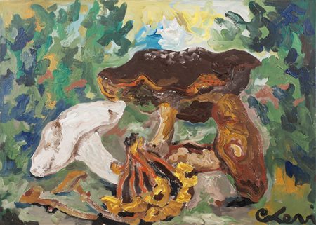 Carlo Levi (Torino 1902-Roma 1975)  - Funghi, 1967