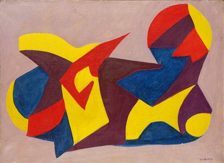 Giulio Turcato (Mantova 1912-Roma 1995)  - Composizione, 1953