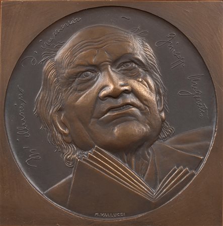 Mario Vallucci (Frosinone 1923-2011)  - Ritratto di Ungaretti