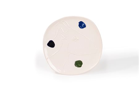 Pablo Picasso (Malaga 1881-Mougins 1973)  - Tête de chèvre de profil, 1950