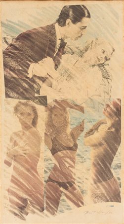 Mimmo Rotella (Catanzaro 1918-Milano 2006)  - Senza titolo, 1972