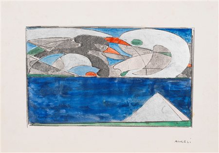 Franco Angeli (Roma 1935-1988)  - Oriente, 1985