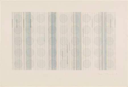 Carlo Nangeroni (New York  1922-Calice Ligure 2018)  - Composizione, 1975