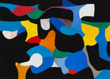 Alberto Burri (Città di Castello 1915-Nizza 1995)  - Tempera, 1977