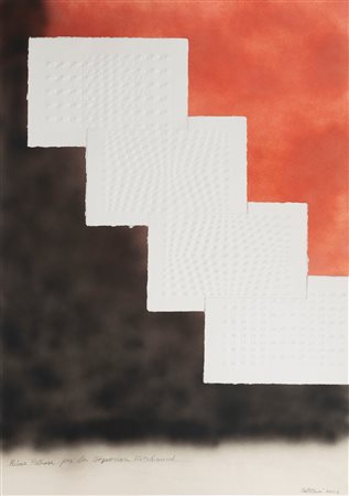 Enrico Castellani (Castelmassa 1930-Viterbo 2017)  - Rime petrose, 2003