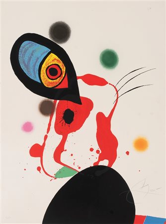 Joan Mirò (Barcellona 1893-Maiorca 1983)  - L’Eunuque Impérial, 1975