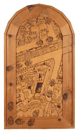 Valeriano Trubbiani (Macerata 1937-Ancona 2020)  - Città assediata, 1983