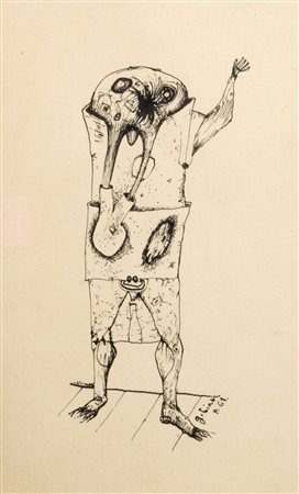 Guido Biasi (Napoli 1933-Parigi 1983)  - Figura fantastica, 1961